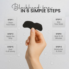 How to use charcoal nose strips in six simple steps for blackhead removal