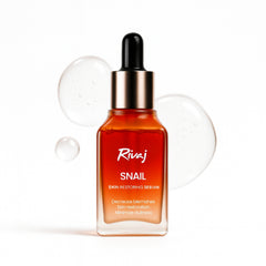 Rivaj Vitamin E Face Serum bottle with nourishing formula for skin glow, hydration, anti-aging care, and smooth radiant complexion.